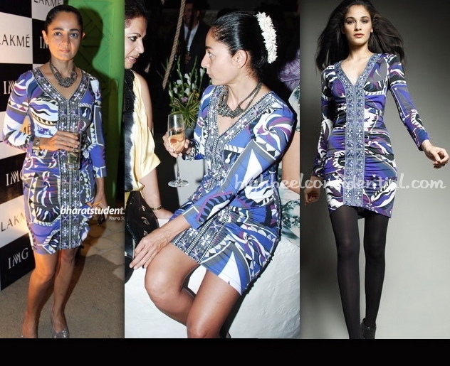 EMILIO PUCCI Print Jersey Dress - More Than You Can Imagine