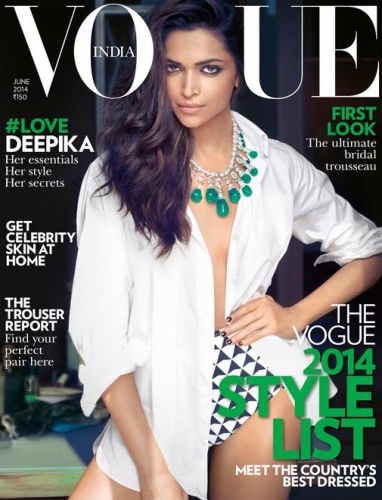Breaking Fashion: Supermodel Deepika Padukone Covers Vogue India – June  2012