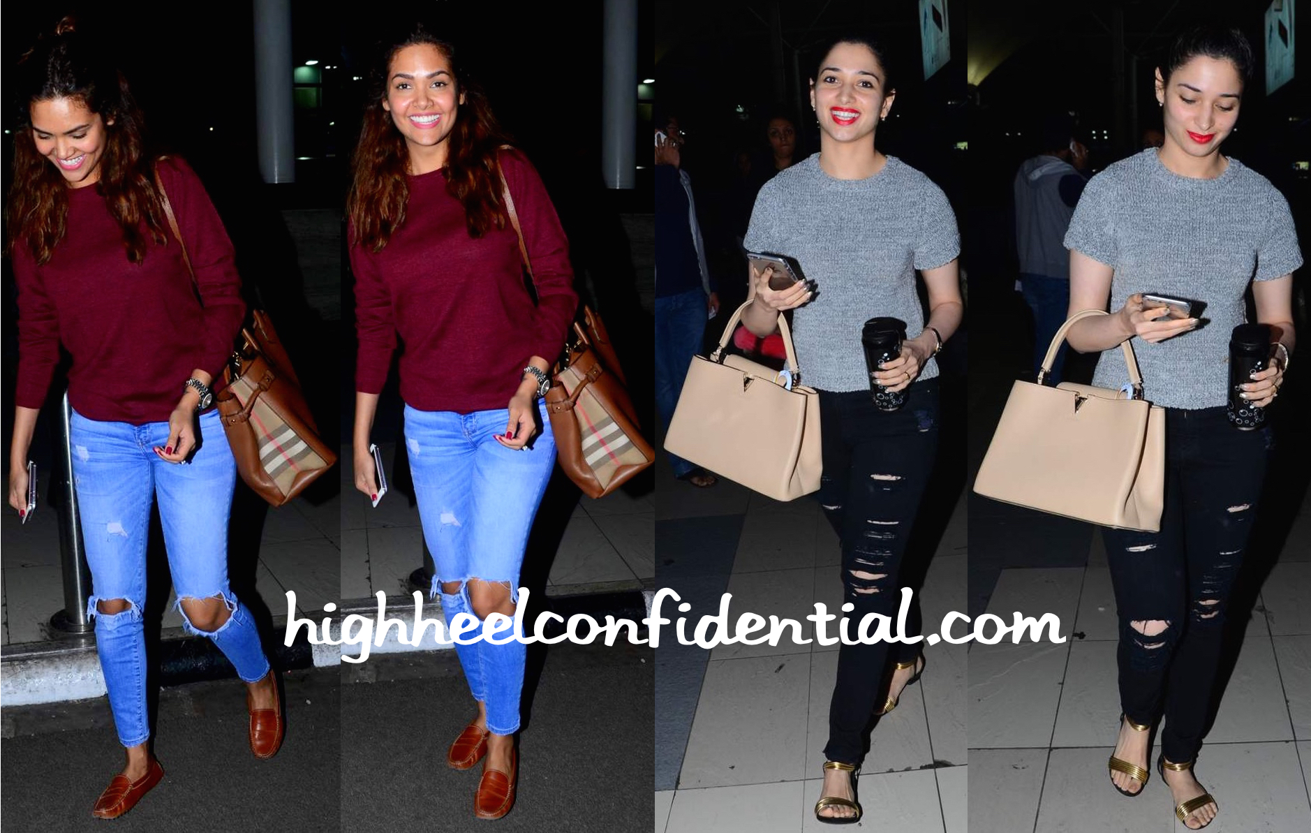 esha-gupta-louis-vuitton-mule-birkenstock - High Heel Confidential