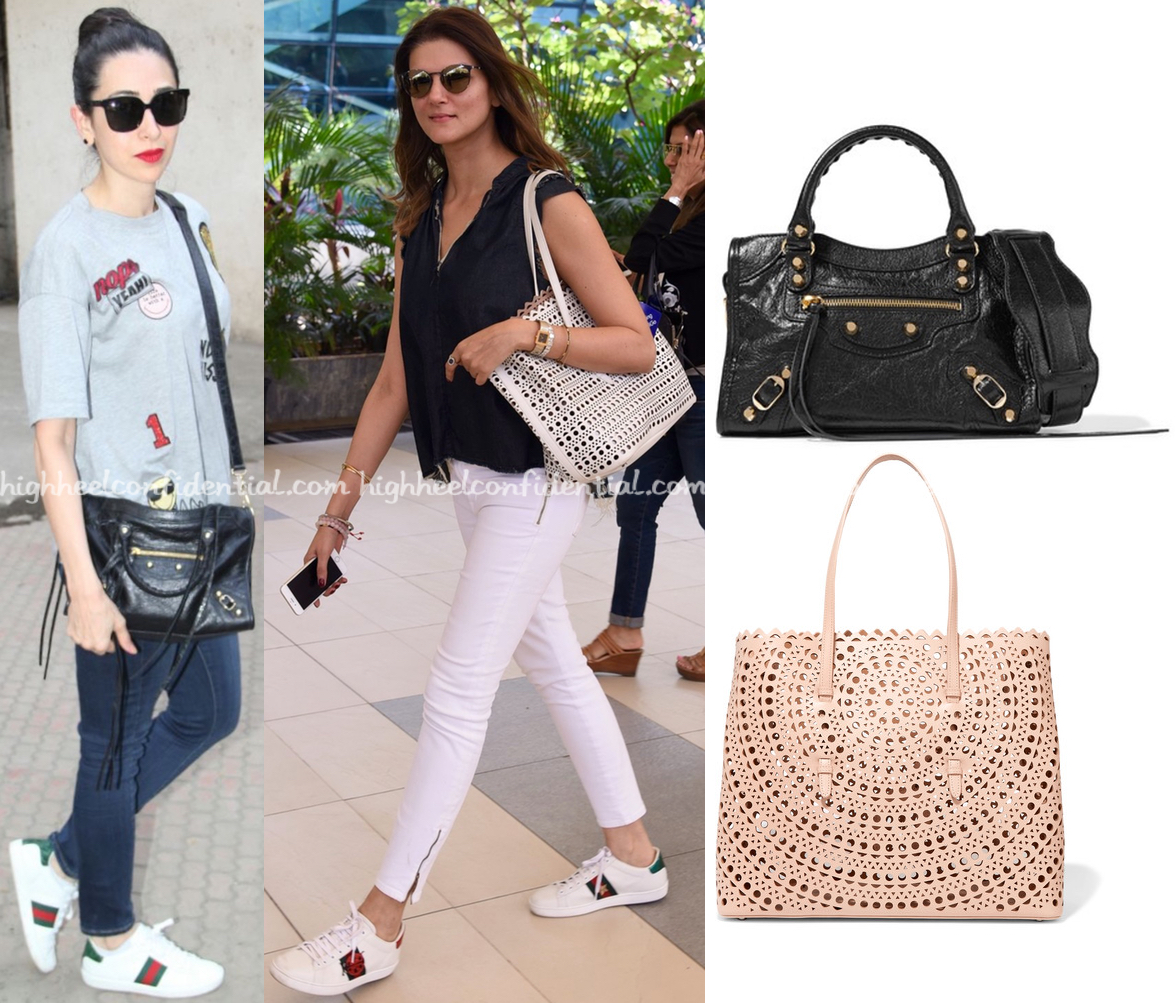 Karisma Kapoor's Balenciaga handbag is the highlight of her chic
