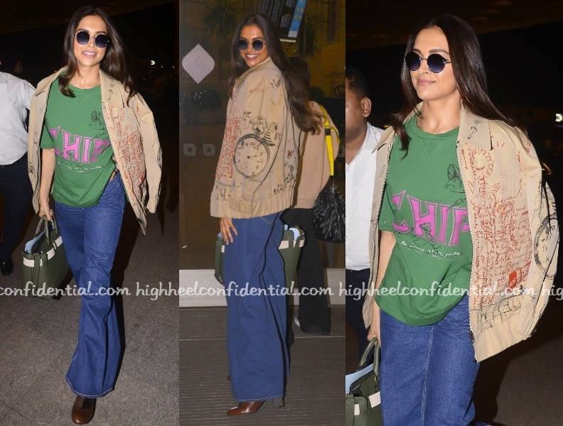 Deepika-Padukone-carrying-a-Burberry-bag-at-Mumbai-airport  Deepika  padukone style, Deepika padukone dresses, Bollywood fashion