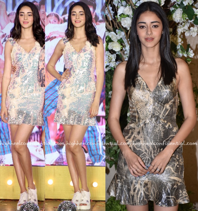 Ananya Panday's Sexy Black Dress With a Thigh-High Slit Makes Her Best  Dressed at Zee Cine Awards 2020