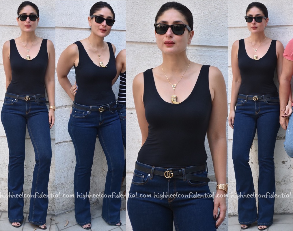 Photos: Kareena Kapoor Khan looks stunning in her all-denim look as she  jets off to London
