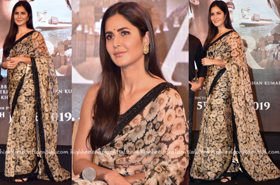 2095 Katrina Kaif's black anarkali – Shama's Collection