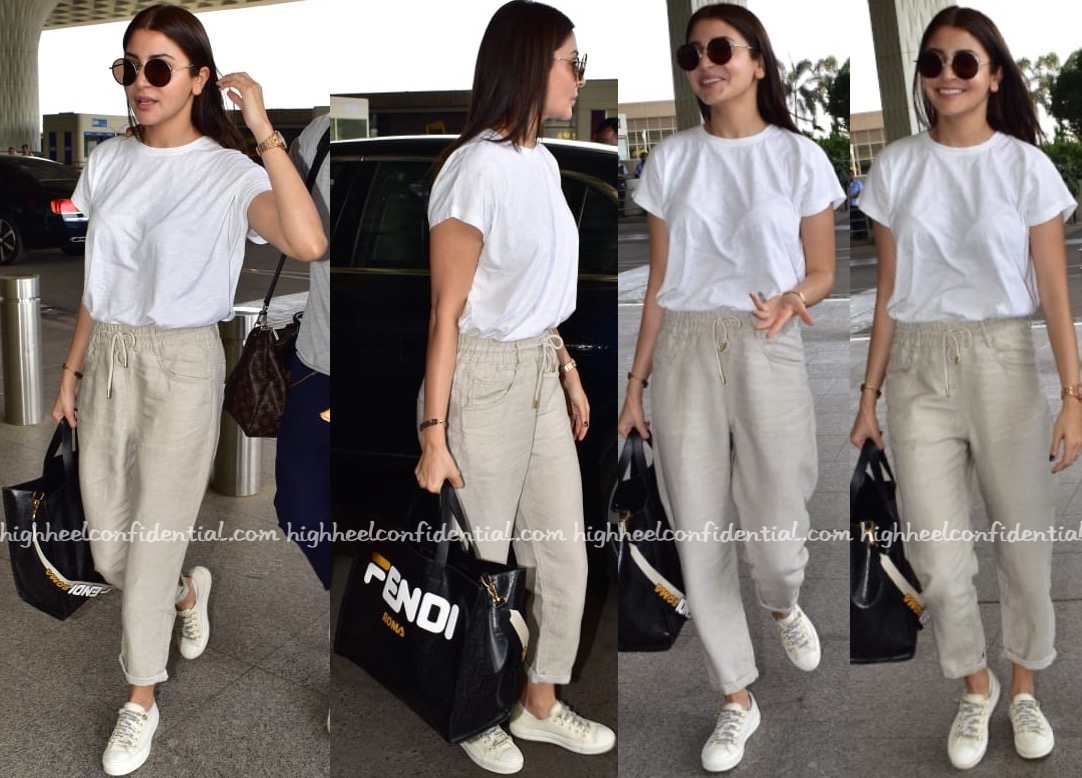 What's In Anushka Sharma's Bag? Me and My Things: What the Mains I Do Carry  In My Bag Are The Perfume, SunGlasses, And The Tissue Lol. And You?  Follow