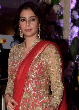 Tabu's black and golden saree by Abu Jani-Sandeep Khosla for Drishyam 2  promotions can work everywhere from sangeet celebrations to cocktail  parties 2 : Bollywood News - Bollywood Hungama