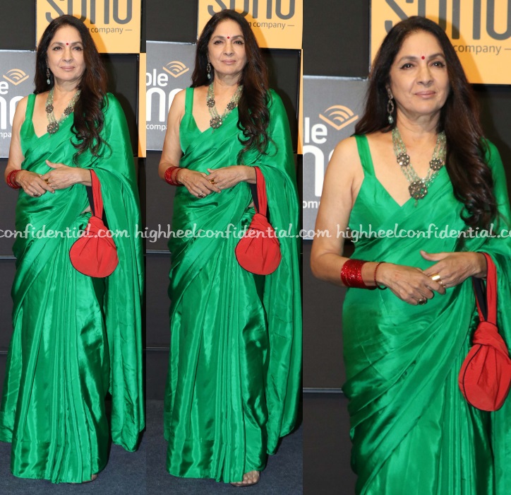 Neena Gupta wears a saree designed by 'beti' Masaba; looks drop dead  gorgeous – India TV