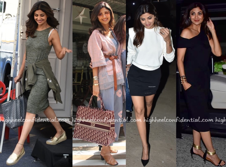 Shilpa Shetty Photographed With the Chanel Gabrielle Bag In Mumbai - High  Heel Confidential