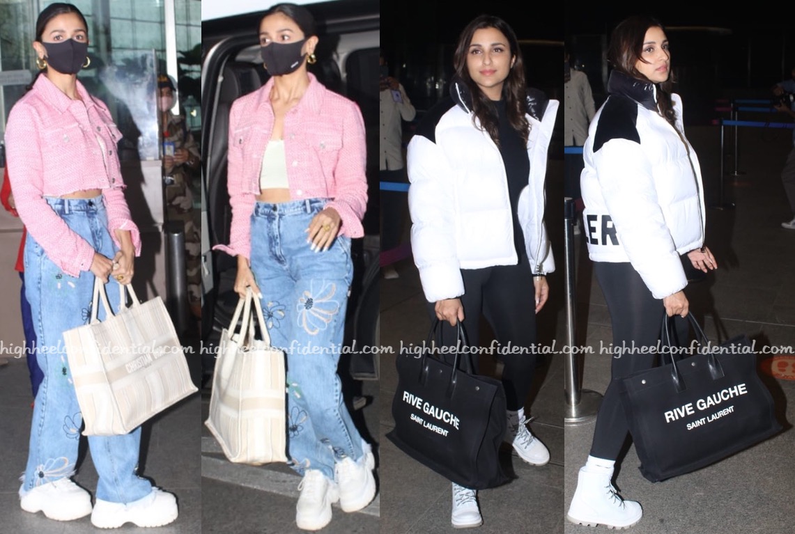 Parineeti Chopra's Sweatsuit Styled with a Louis Vuitton Tote Bag is an all  Cool Airport Look 