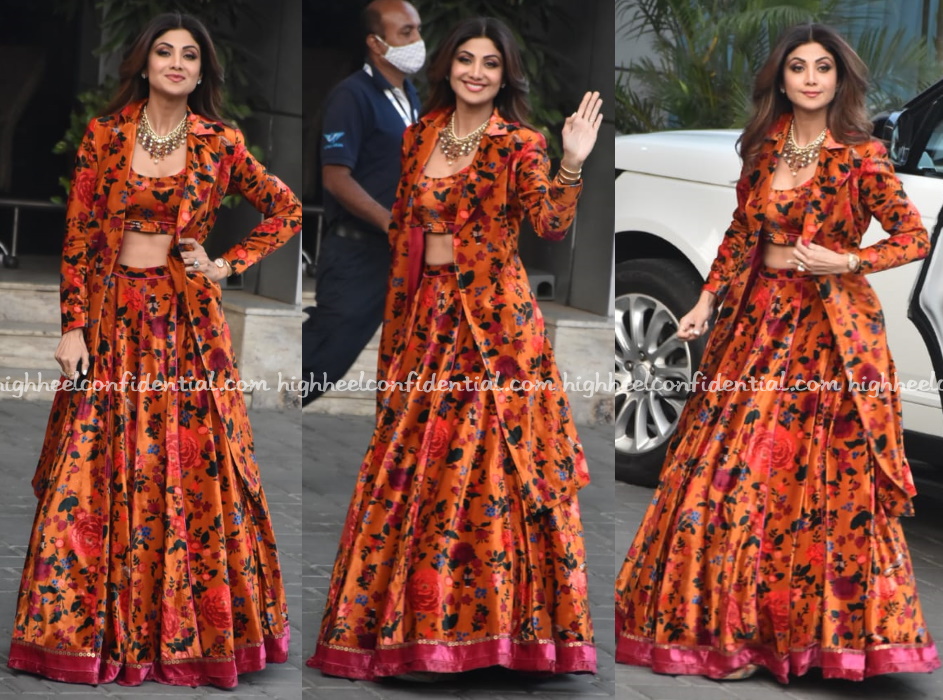 Shilpa Shetty | Indian skirt, Indian designer wear, Indian outfits