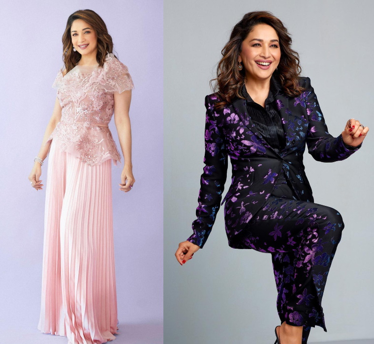 Madhuri Dixit in Anita Dongre at the Film Festival – Lady India
