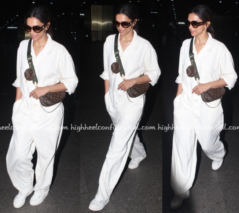 Deepika Padukone's Airport Look Is Complete With A Tan Trench Coat And Her  Louis Vuitton Bag