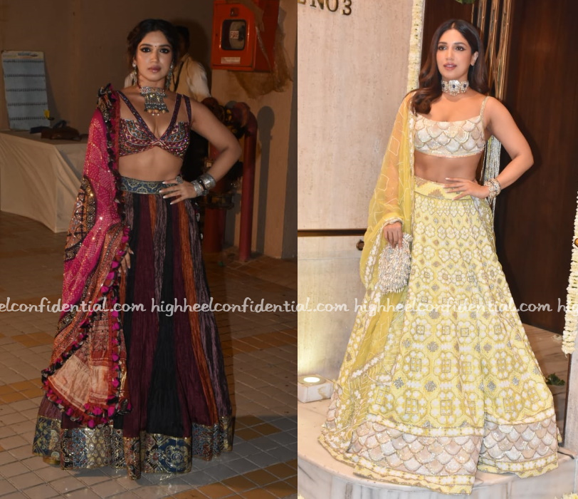 Bhumi Pednekar is an absolute dream in bralette and embroidered mirror work  lehenga by designer Abhinav Mishra : Bollywood News - Bollywood Hungama