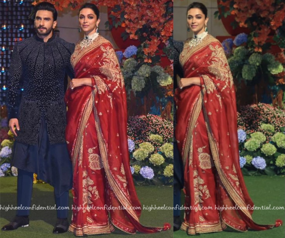 Deepika Padukone In A Sabyasachi Saree Was Just A Royal Display Of Ethnic  Style At Umang 2023