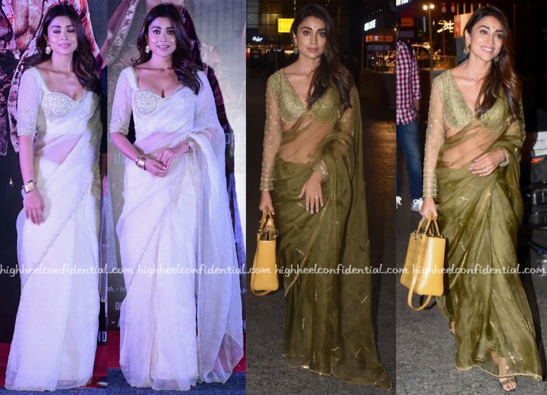 Shriya Saran Saree Stills: at TeluguPeople.com Photo Gallery