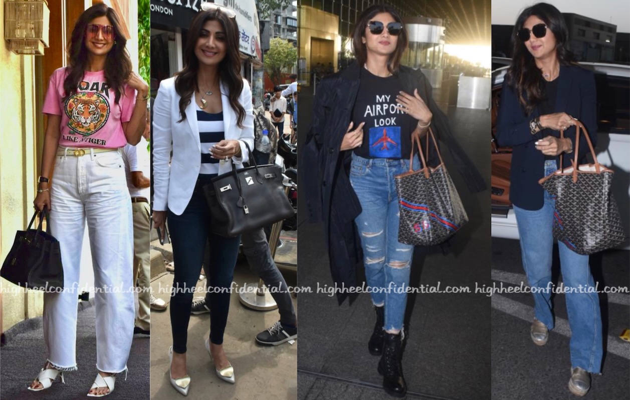 Shilpa Shetty Photographed With the Chanel Gabrielle Bag In Mumbai - High  Heel Confidential